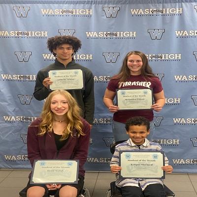  Students of the month for November 2022